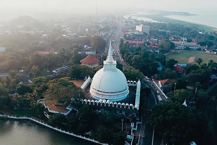 Kalutara Bodhiya by the Kalu River